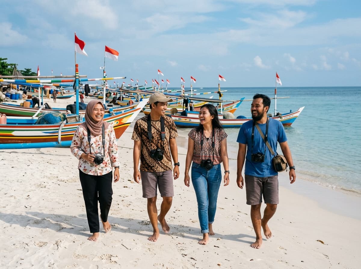 Warna-Warni Tradisi Perahu Kater & Napak Tilas Laskar Pelangi